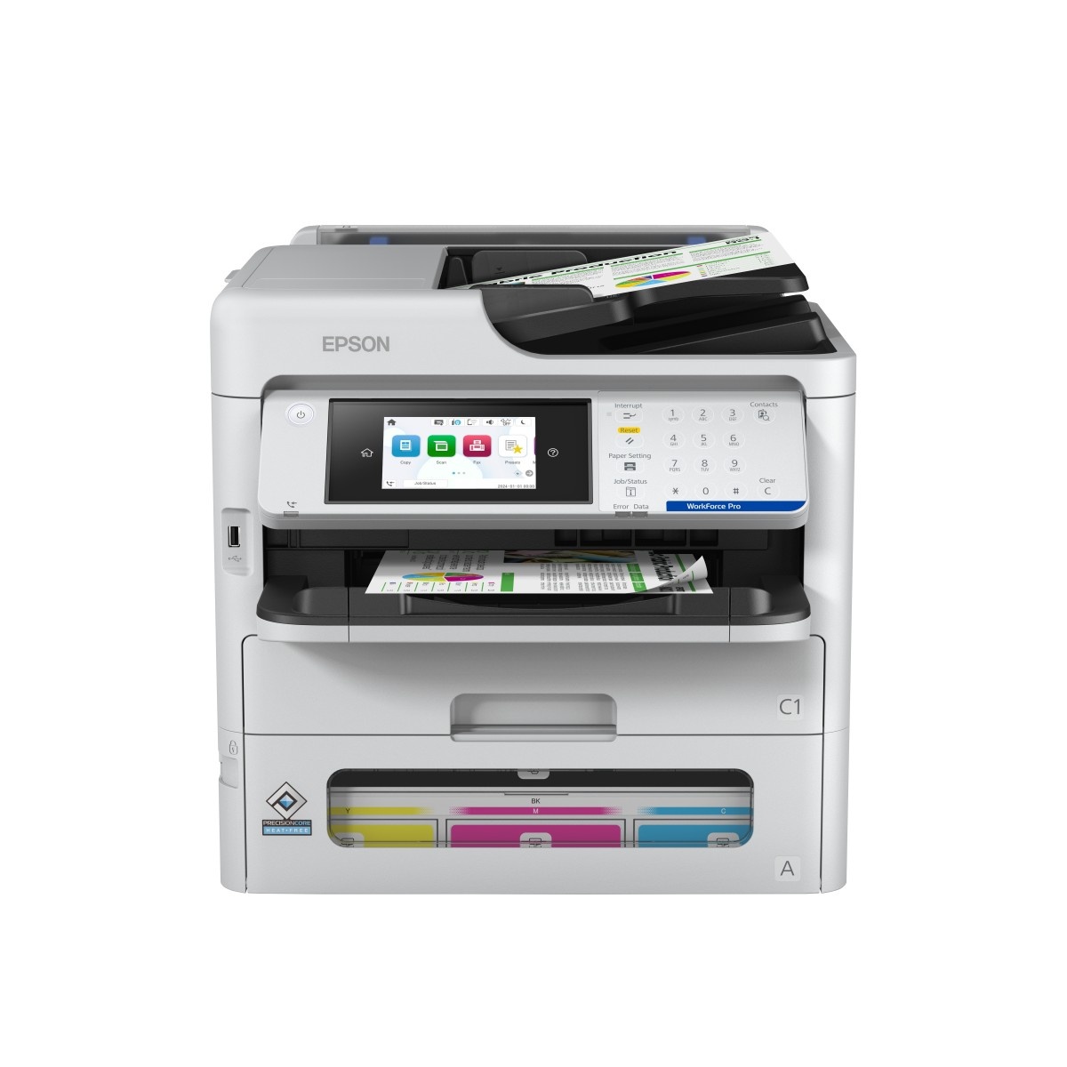 EPSON Epson WorkForce Pro EM-C800RDWF - dispositivo di stampa tutto in uno - stampa, scansione, copia, fax 4800 x 1200 DPI A4 DUPLEX DADF 25ppm Wi-Fi AirPrint - STAMPANTI E SCANNER | TecnoCARE.net Sabaudia, Latina, Terracina, San Felice Circeo e Pontinia