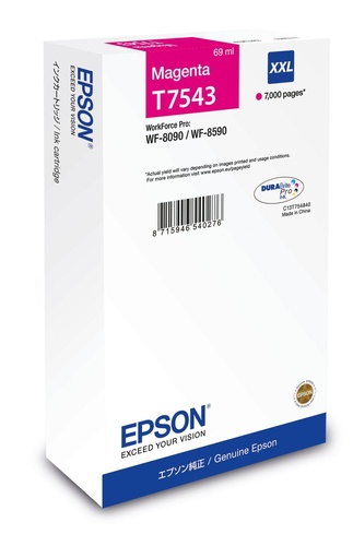EPSON EPSON TANICA INK MAGENTA XXL PER WF-8590 - 7.000Pag - CARTUCCE INKJET | TecnoCARE.net Sabaudia, Latina, Terracina, San Felice Circeo e Pontinia