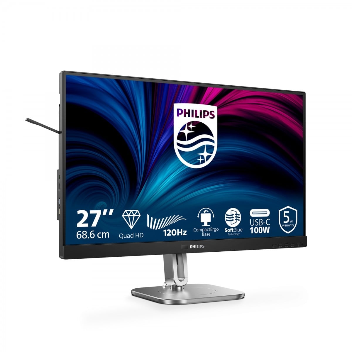 PHILIPS Philips 27B2U4601/00 Monitor PC 68,6 cm (27") 2560 x 1440 Pixel Quad HD LCD Grigio - MONITOR E ACCESSORI | TecnoCARE.net Sabaudia, Latina, Terracina, San Felice Circeo e Pontinia