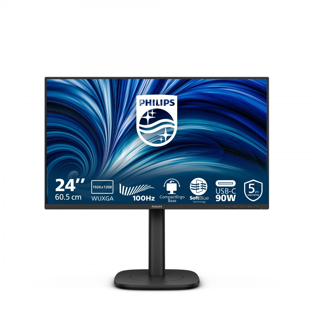 PHILIPS Philips Serie 3000 24B2U3301D/00 Monitor PC 61,2 cm (24.1") 1920 x 1200 Pixel WUXGA LCD Nero - MONITOR E ACCESSORI | TecnoCARE.net Sabaudia, Latina, Terracina, San Felice Circeo e Pontinia