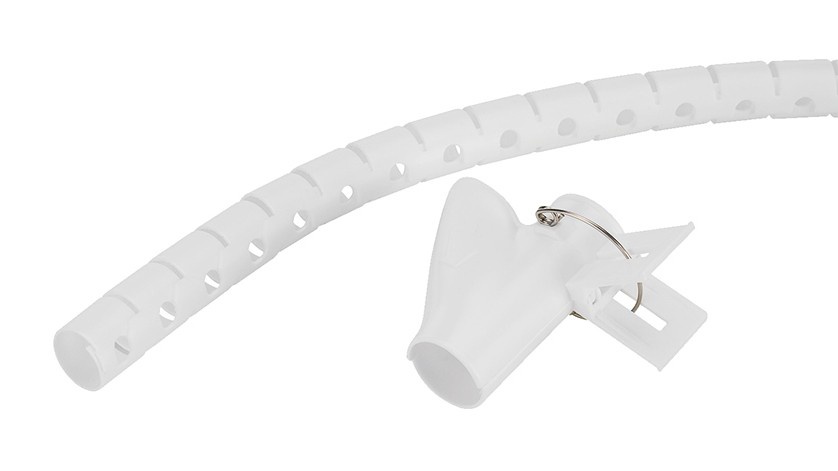 NEOMOUNTS BY NEWSTAR Neomounts ADS06-141WH organizer per cavi Scrivania Guaina intrecciata per cavi Bianco 1 pz - FORNITURE ELETTRICHE | TecnoCARE.net Sabaudia, Latina, Terracina, San Felice Circeo e Pontinia