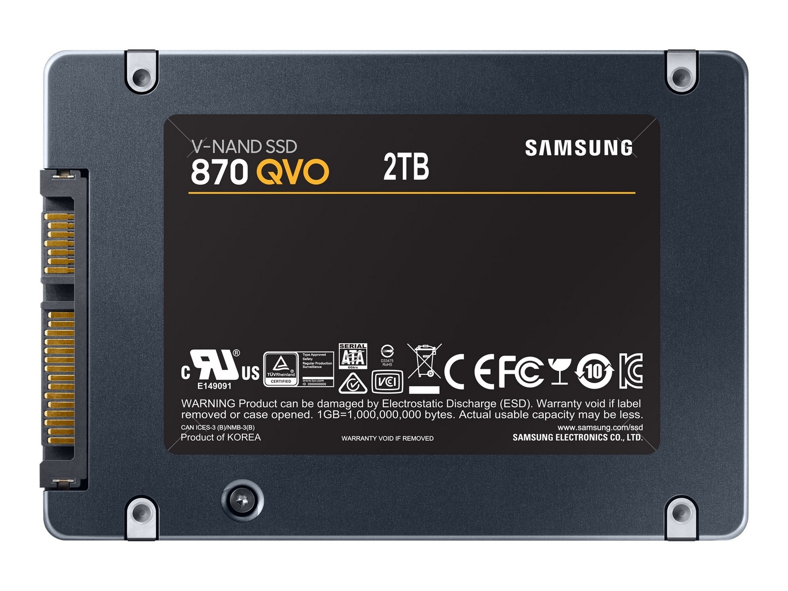 SAMSUNG Samsung MZ-77Q2T0 2.5" 2000 GB Serial ATA III V-NAND MLC - SUPPORTI PER LA MEMORIZZAZIONE | TecnoCARE.net Sabaudia, Latina, Terracina, San Felice Circeo e Pontinia