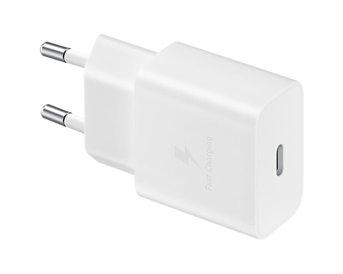 SAMSUNG Adattatore di alimentazione Samsung 15W USB-C con cavo, bianco - BATTERIE E ALIMENTATORI | TecnoCARE.net Sabaudia, Latina, Terracina, San Felice Circeo e Pontinia