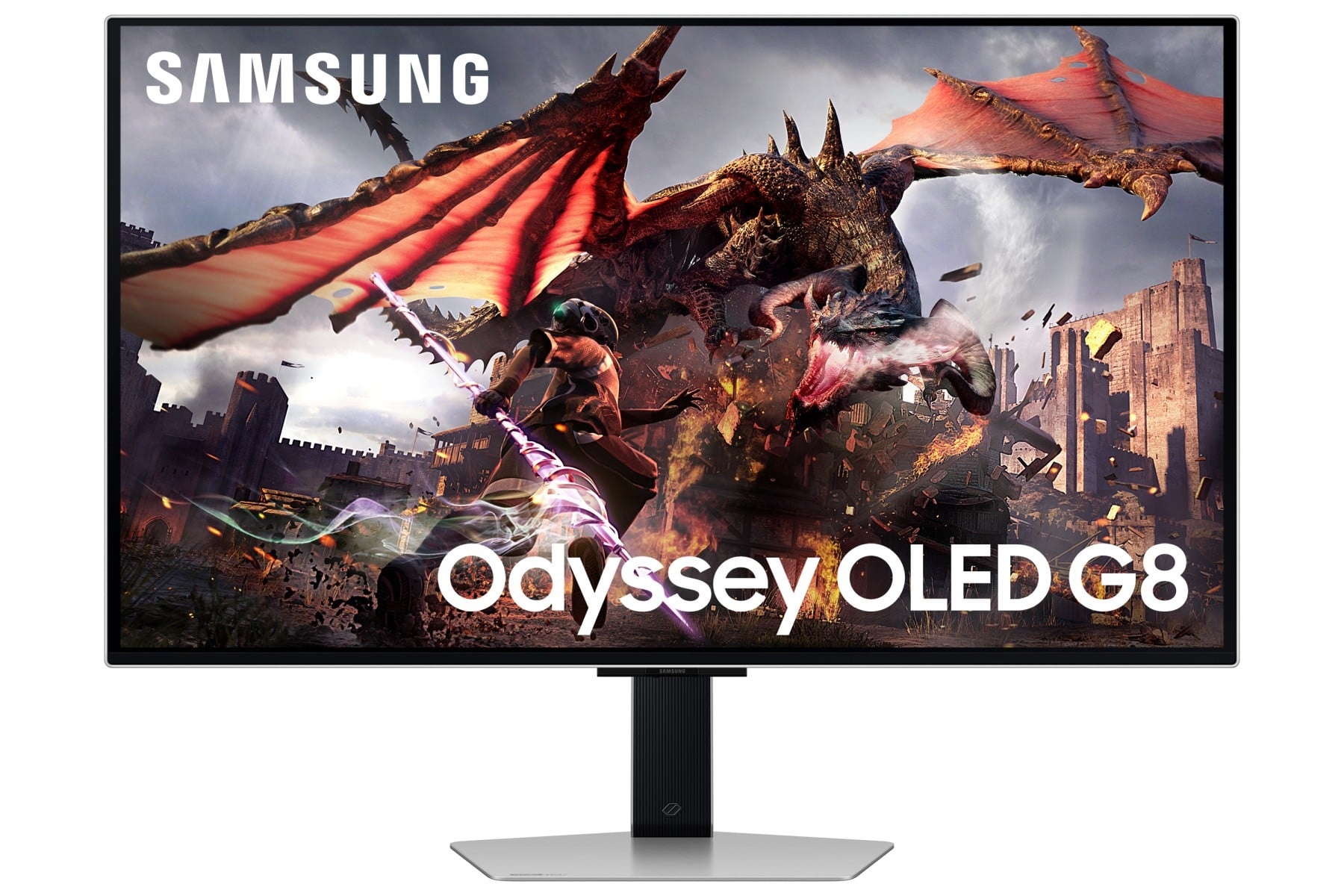 SAMSUNG Samsung G80SD Monitor PC 81,3 cm (32") 3840 x 2160 Pixel 4K Ultra HD Argento - MONITOR E ACCESSORI | TecnoCARE.net Sabaudia, Latina, Terracina, San Felice Circeo e Pontinia
