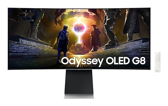 SAMSUNG Samsung LS34DG850SUXDU Monitor PC 86,4 cm (34") 3440 x 1440 Pixel UltraWide Quad HD OLED Argento - MONITOR E ACCESSORI | TecnoCARE.net Sabaudia, Latina, Terracina, San Felice Circeo e Pontinia