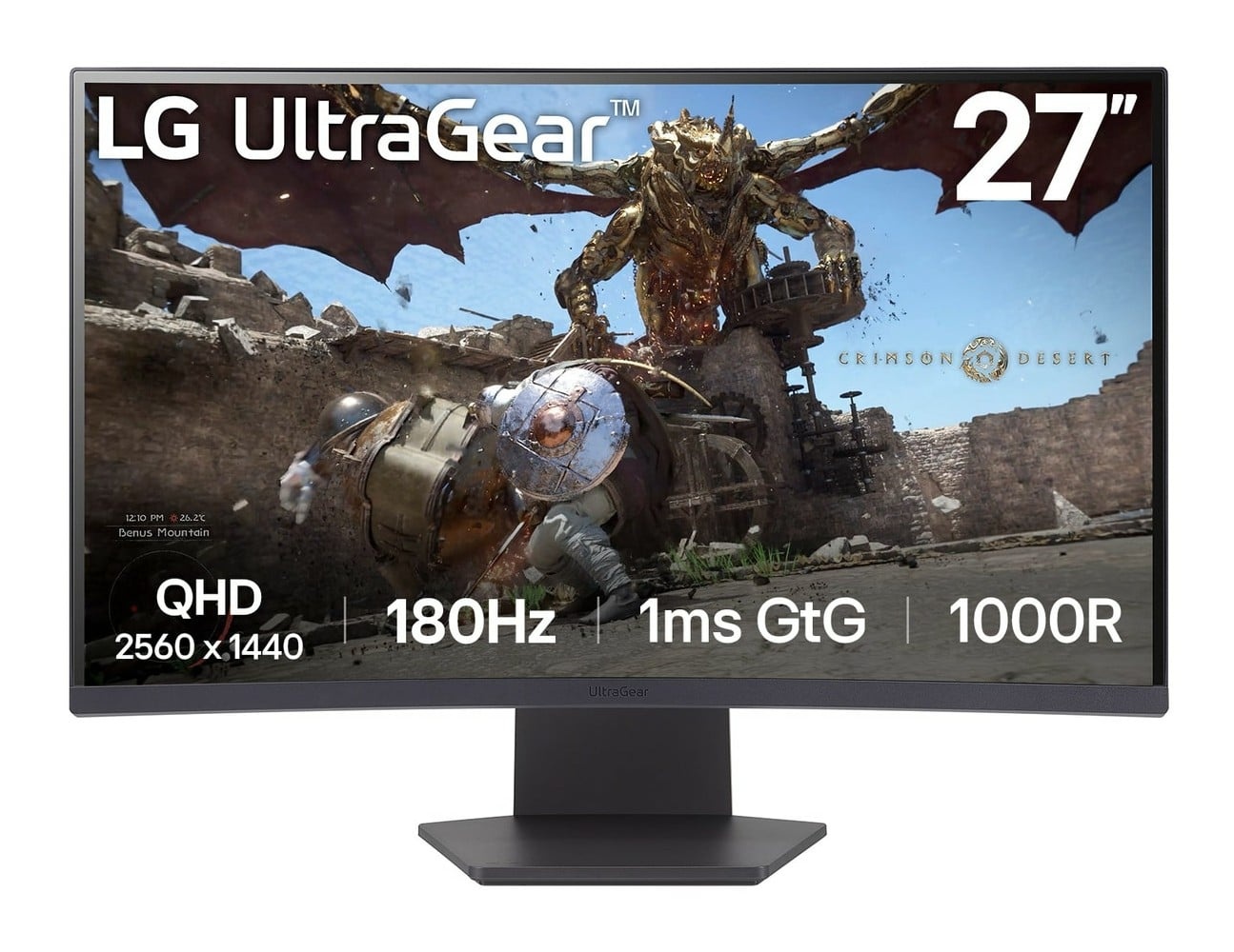 LG LG 27GS60QC-B Monitor da gioco 180Hz | QHD | 27" | VA | 1ms - MONITOR E ACCESSORI | TecnoCARE.net Sabaudia, Latina, Terracina, San Felice Circeo e Pontinia