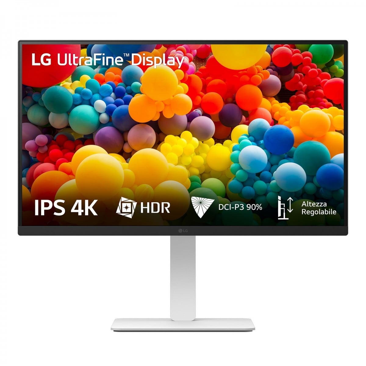 LG LG 27US550-W Monitor PC 68,6 cm (27") 3840 x 2160 Pixel 4K Ultra HD LCD Bianco - MONITOR E ACCESSORI | TecnoCARE.net Sabaudia, Latina, Terracina, San Felice Circeo e Pontinia