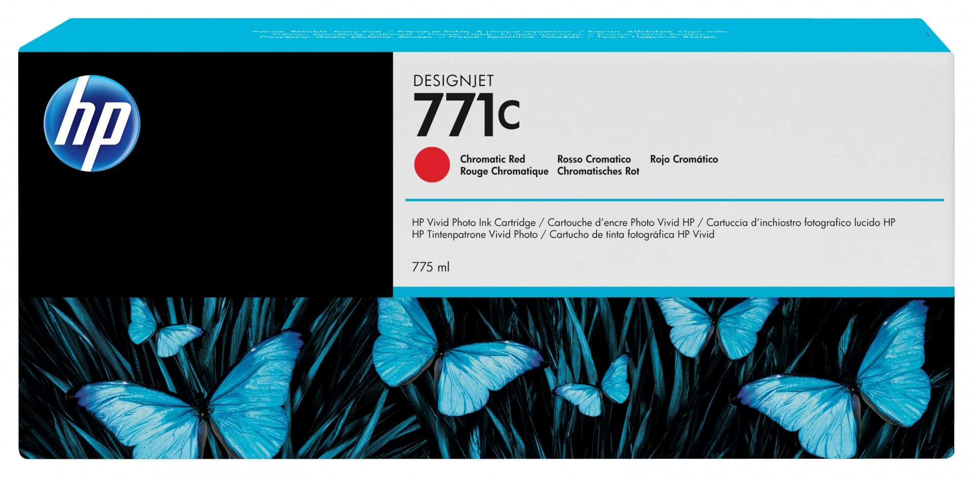 HP HP Cartuccia inchiostro rosso cromatico DesignJet 771C, 775 ml - STAMPANTI E SCANNER | TecnoCARE.net Sabaudia, Latina, Terracina, San Felice Circeo e Pontinia