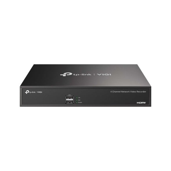 TP-LINK TP-Link VIGI NVR1004H Nero - SISTEMI DI SORVEGLIANZA | TecnoCARE.net Sabaudia, Latina, Terracina, San Felice Circeo e Pontinia