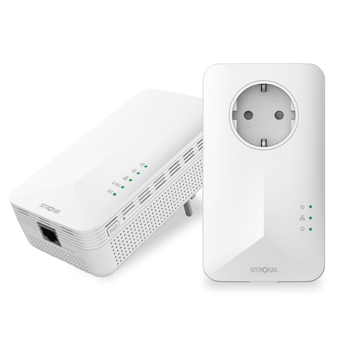 STRONG STRONG DUAL PACK OF POWERLINE WIFI 1000 EU VERSION2 - POWERLINE (LAN SU RETE ELETTRICA) | TecnoCARE.net Sabaudia, Latina, Terracina, San Felice Circeo e Pontinia