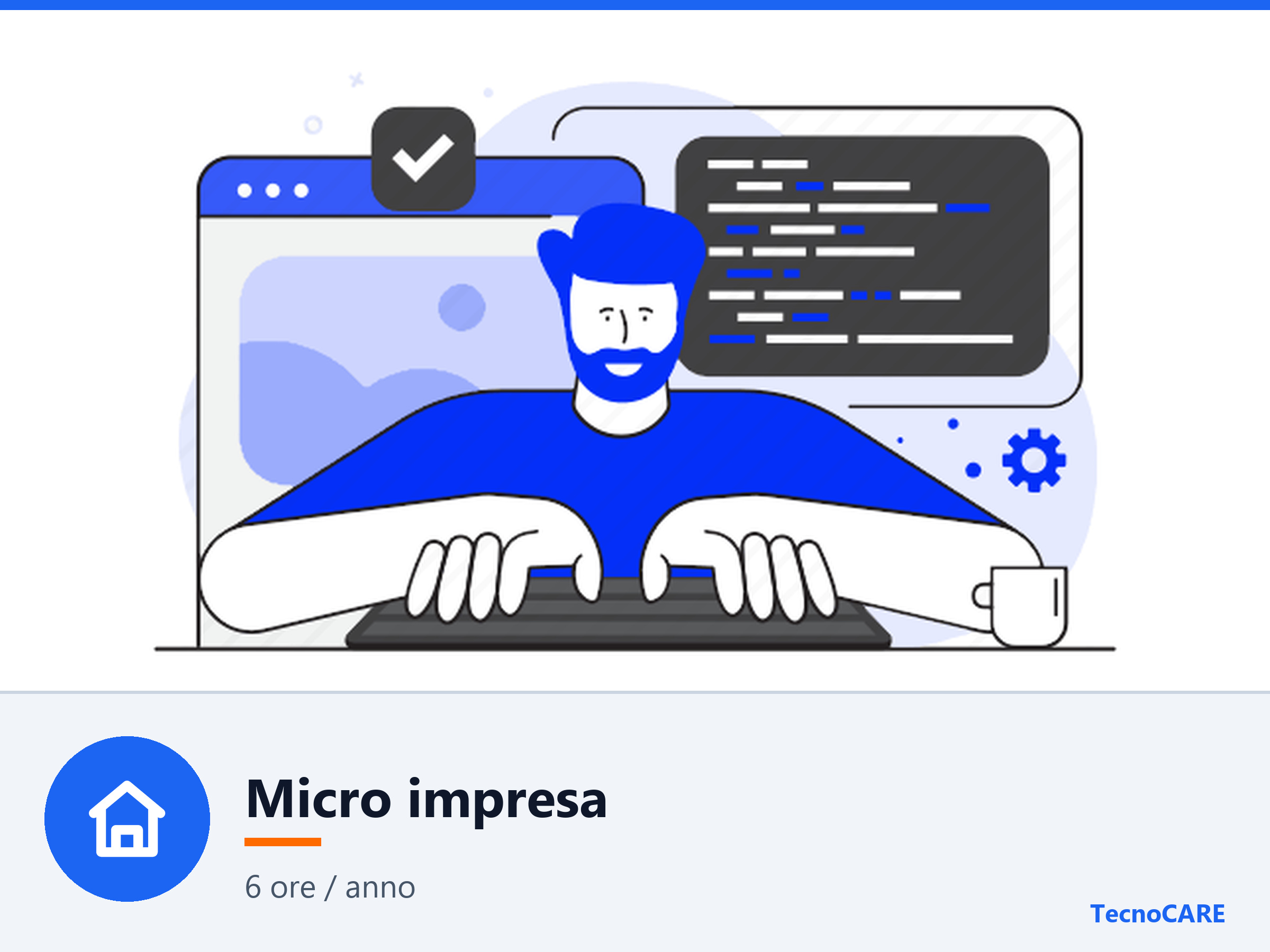 TECNOCARE Pacchetto assistenza Micro impresa (6 ore / anno) - ASSISTENZA | TecnoCARE.net Sabaudia, Latina, Terracina, San Felice Circeo e Pontinia